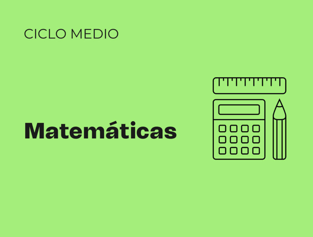 portada matemáticas ciclo medio