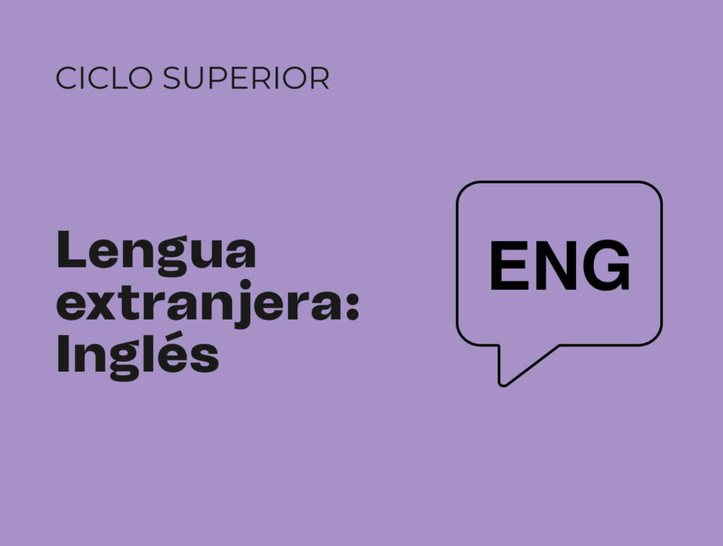 portada lengua extranjera inglés ciclo superior
